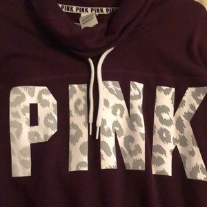 Burgundy PINK Victoria’s Secret sweatshirt